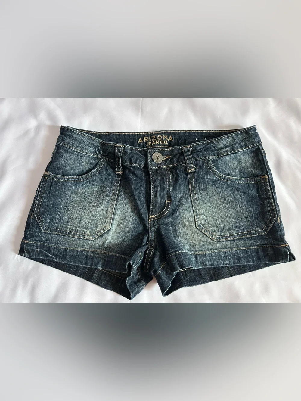 Arizona Jean Co. Y2k Retro Dark Wash Denim Shorts Size 5